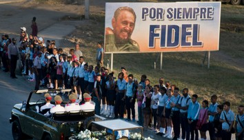 V Santiagu de Cuba pochovali Fidela Castra