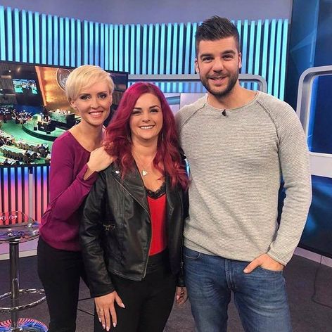 Miša sa objavila v telerána s novou farbou vlasov