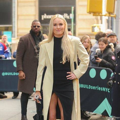 Lindsey Vonn mala príliš vysoký rozparok .