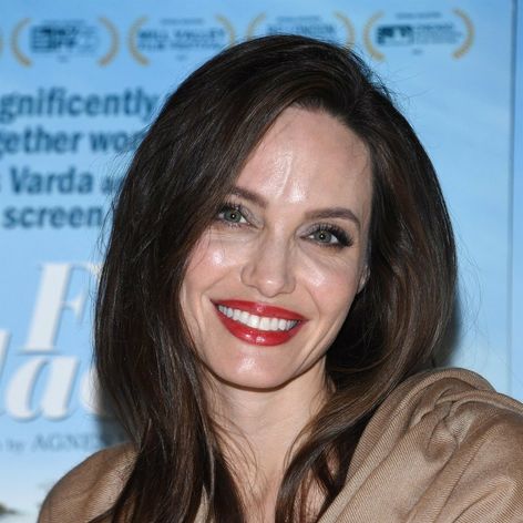 Angelina Jolie na losangelskej premiére filmu Faces Places