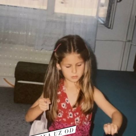 Alžbeta Bartošová ako dievčatko