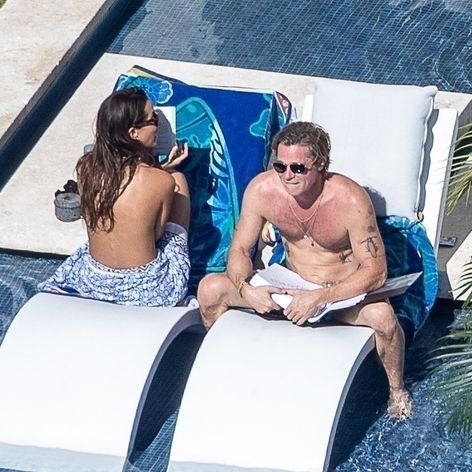 Brad Pitt a Ines de Ramon