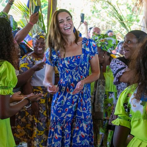 Vojvodkyňa z Cambridge v Karibiku. 