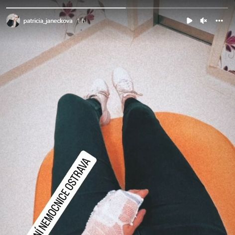 Patrícia Janečková uverejnila snímku z ostravskej nemocnice.