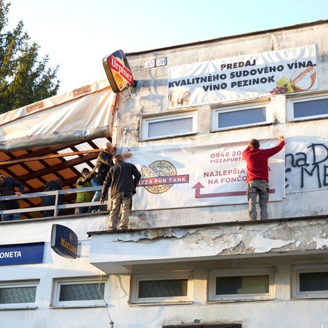 Premena reštaurácie Pizza Pub Tank v Banskej Bystrici