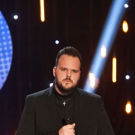 Dominika Lukešová a Martina Koniariková SuperVýbere v divadle.