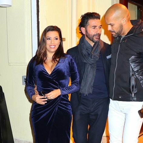 Eva Longoria s manželom na večeri. 