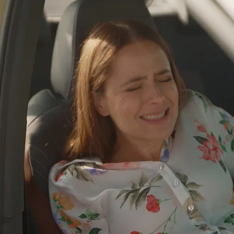 Natália Hatalová ako mladá rodička v seriáli Mama na prenájom