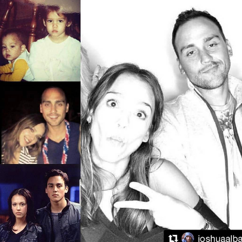 Jessica Alba s bratom Joshuom