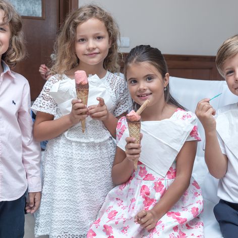 Osviežujúca pauza počas nakrúcania Oteckov