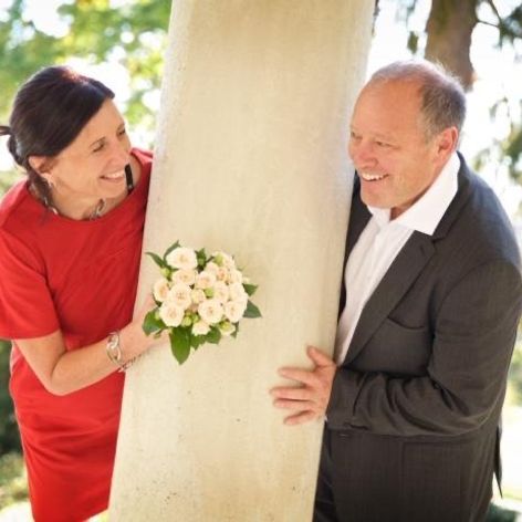 Generálny riaditeľ Televízie Markíza Matthias Settele a jeho manželka Gerda