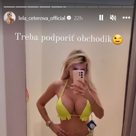 Lela na dovolenke v sexi bikinách