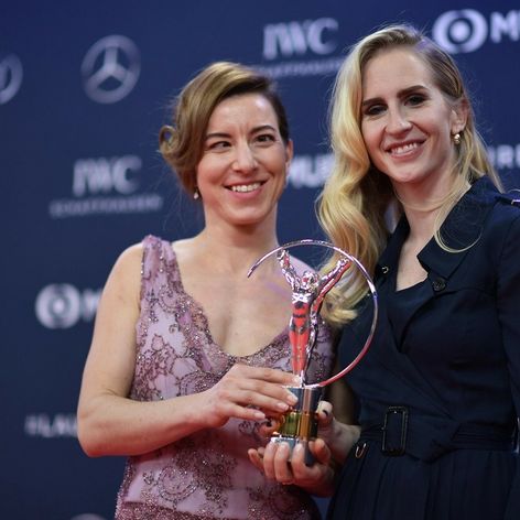 Henrieta Farkašová so svojou navádzačkou Natáliou Šubrtovou