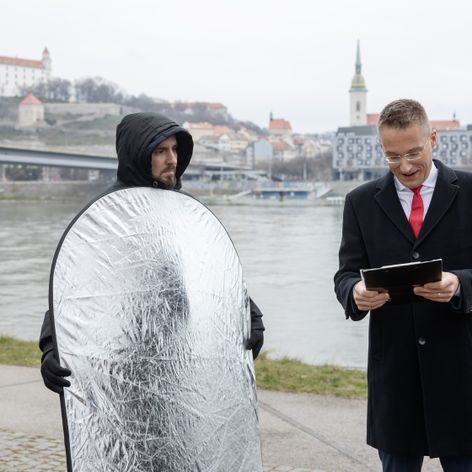 Michal Kovačič (zákulisie nakrúcania televíznej upútavky)