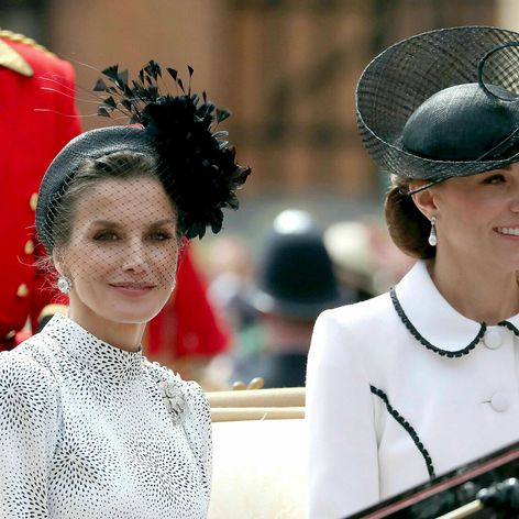 Kráľovná Letizia s vojvodkyňou Kate.