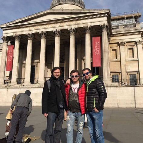 Lukáš Latinák, Marián Miezga a Vlado Kobielsky v Londýne