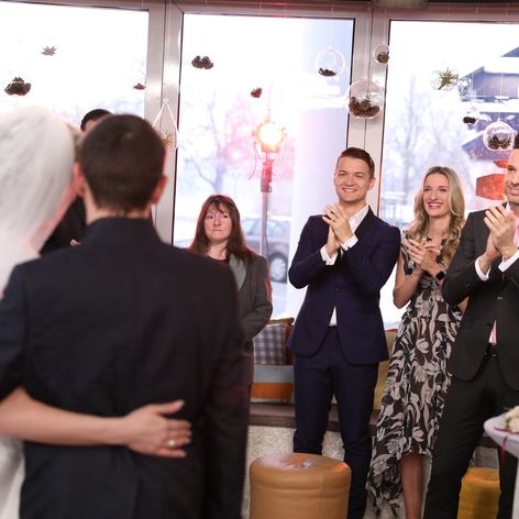 Prvý novomanželský tanec.