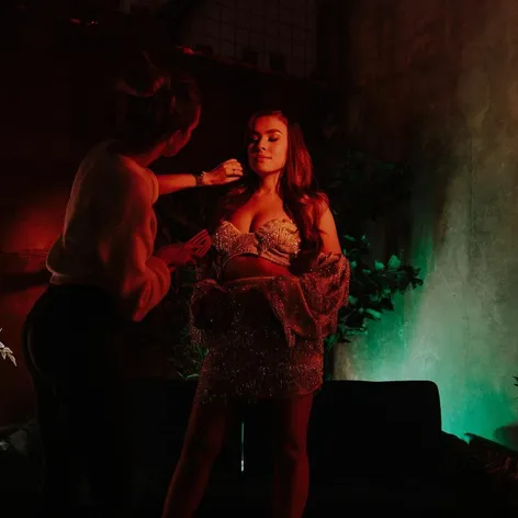 Backstage: Klára Berisha na nakrúcaní nového videoklipu