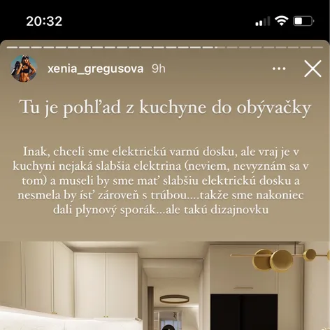Vizualizácia bytu Xénie a Lukáša