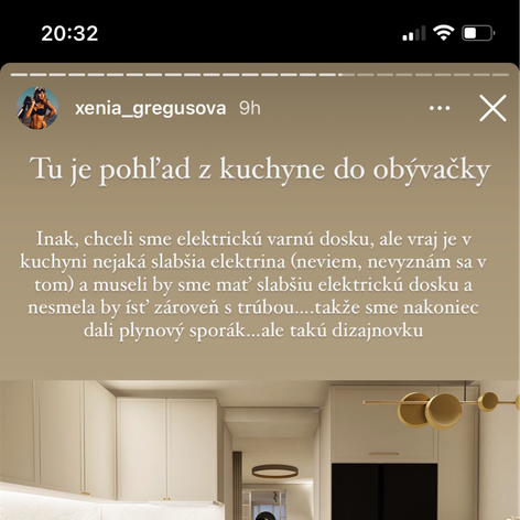 Vizualizácia bytu Xénie a Lukáša