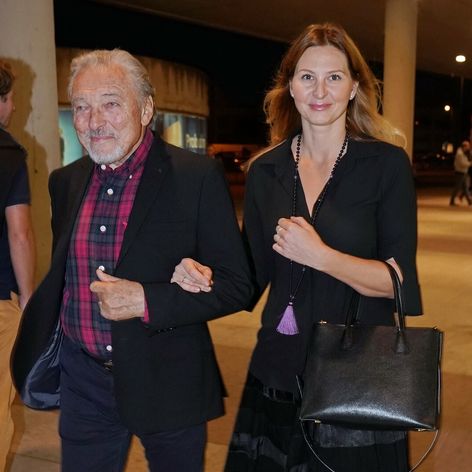 Karel Gott s manželkou Ivanou.