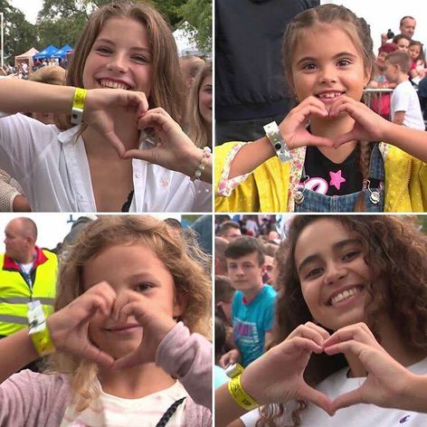 Zuzka, Laura, Izabelka a Karinka na DOD