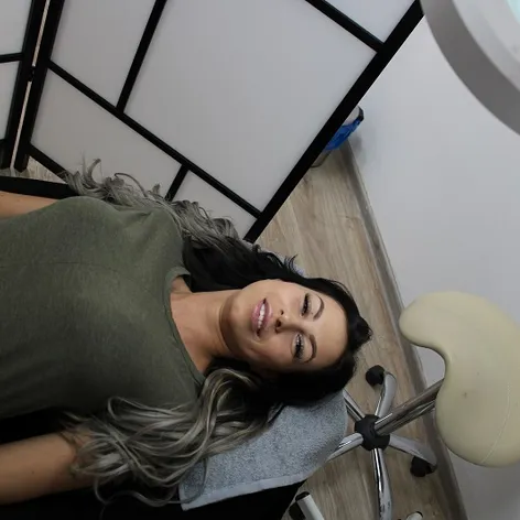 Jana vo svojom salóne krásy
