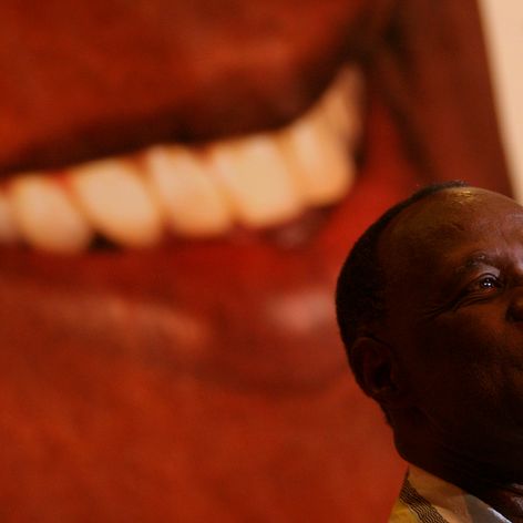 Johnny Ventura na konferencii v Santo Domingo