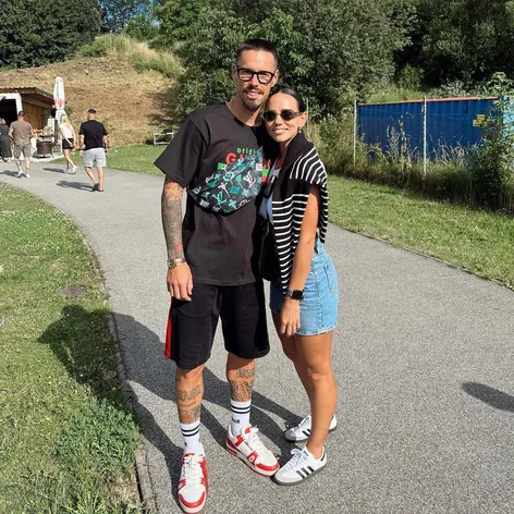 Marek Hamšík a Michaela Gargano