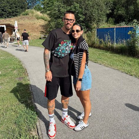 Marek Hamšík a Michaela Gargano