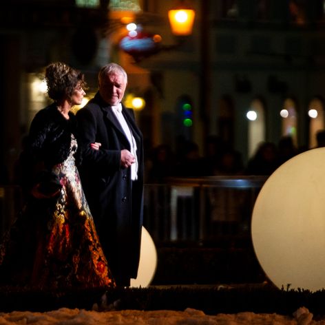 Na snímke bývalý hokejista Zdeno Cíger s partnerkou. 