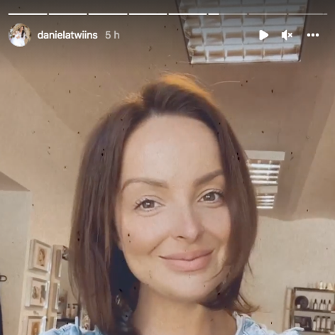 Daniela s novým účesom