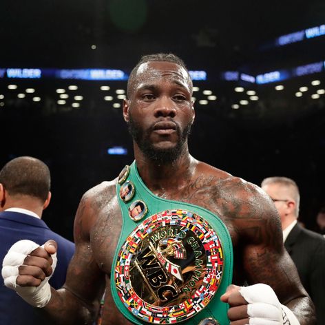 Deontay Wilder s opaskom pre víťaza WBC.