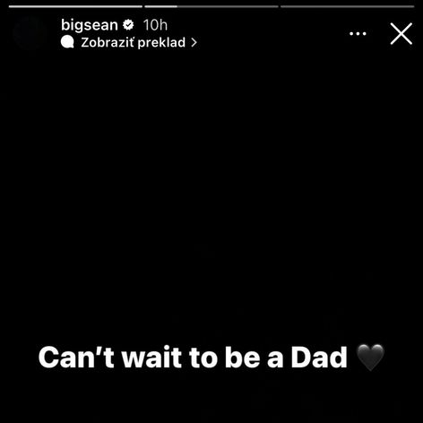 Big Sean oznámil, že bude otcom.