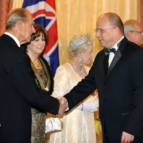 Princ Philip počas oficiálnej večer v bratislavskej Redute.