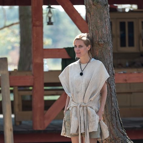 Silvia Šuvadová ako farmárska slúžka