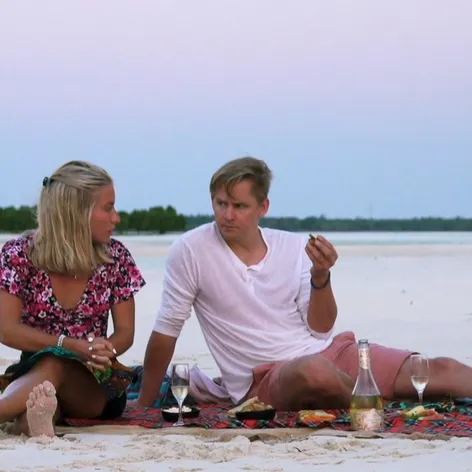 Natália a František na Zanzibare
