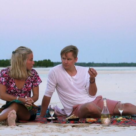 Natália a František na Zanzibare