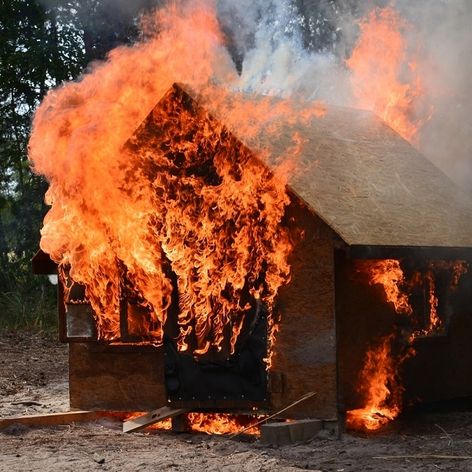 Silviin dom v plameňoch