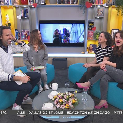 Dominika Kavaschová a Andrea Bučko v Teleráne