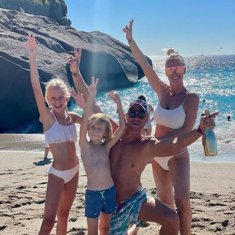 Zuzana Belohorcová s rodinou