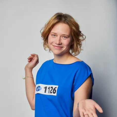 Adéla Krejdlová na kastingu SuperStar.