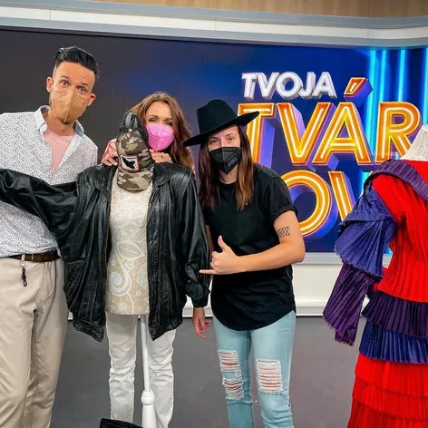 Barbora v Teleráne s Romanom a Lenkou