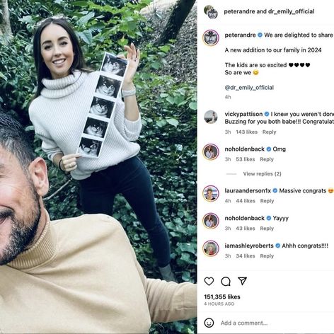 Peter Andre čaká s manželkou Emily tretie dieťa