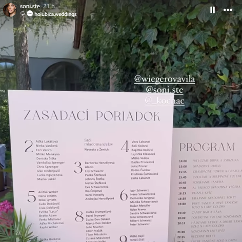 Vydarená svadba Sone Štefkovej