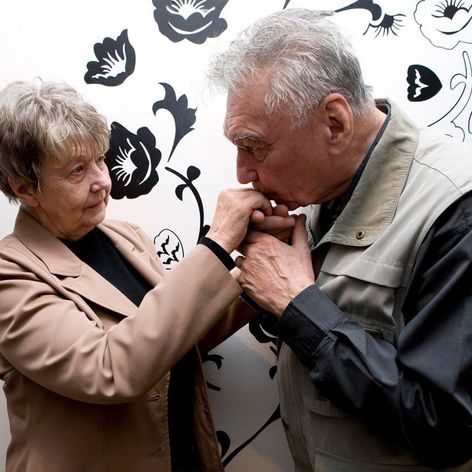 Marie Kyselková a Josef Zíma na archívnej snímke z 22. decembra 2009.