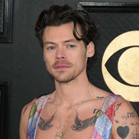 Harry Styles na 65. ročníku odovzdávania hudobných cien Grammy