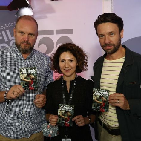 Martha Issová a David Ondříček na festivale v Karlových Varoch