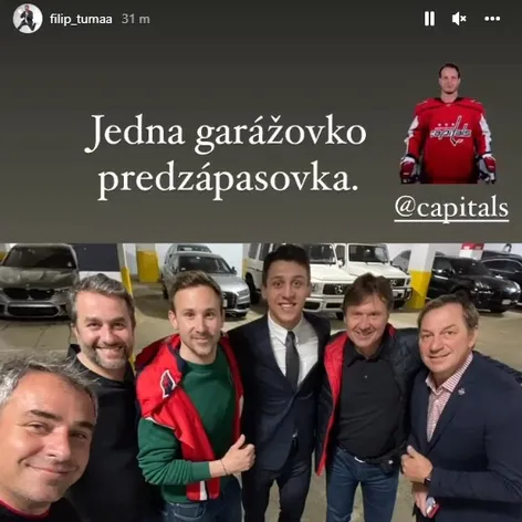 Pred hokejovým zápasom s Martinom Fehérvárym.