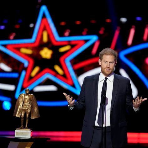 Princ Harry na odovzdávaní cien NFL